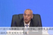 建行副行长李建江：顺应数字化、绿色化发展趋势，金融机构需发挥先导作用