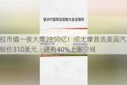 特斯拉市值一夜大增2850亿！成大摩首选美国汽车股：目标价310美元，还有40%上涨空间