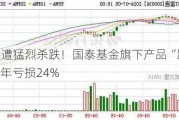 ST股遭猛烈杀跌！国泰基金旗下产品“踩雷”，半年亏损24%