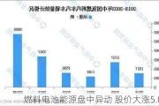 燃料电池能源盘中异动 股价大涨5.07%