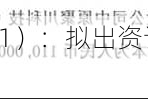 聚川环保（870271）：拟出资设设立参股公司中原聚川科技有限公司