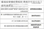 农业银行阿拉尔兵团分行员工行为管理严重违反审慎经营规则 两名时任支行员工被终身禁业