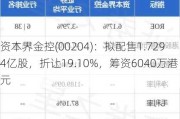 资本界金控(00204)：拟配售1.7294亿股，折让19.10%，筹资6040万港元