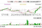 ST中南：2024年6月销售金额16.1亿元