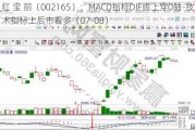 红 宝 丽（002165）：MACD指标DIF线上穿0轴-技术指标上后市看多（07-08）