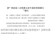 如何进行纸白银交易以优化投资组合？这种交易对投资风险有什么分散？