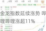 金龙指数延续涨势 哔哩哔哩涨超11%