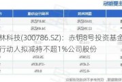 国林科技(300786.SZ)：赤钥8号投资基金及其一致行动人拟减持不超1%公司股份