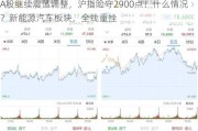 A股继续震荡调整，沪指险守2900点！什么情况？新能源汽车板块，全线重挫