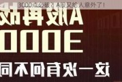 3000点必破？A股又给人意外了！