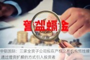 中铝国际：三家全资子公司拟在产权交易机构预挂牌 通过增资扩股的方式引入投资者