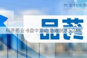 科济药业-B盘中异动 急速跳水5.24%