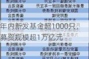 年内新发基金超1000只，募资规模超1万亿元