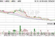 上金所：调整部分合约保证金比例和涨跌停板