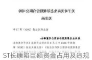 ST长康陷巨额资金占用及违规担保泥潭 三名独立董事联合“亮剑”发督促函