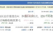 永赢长远价值混合A：净值0.6285元，近6个月收益率25.65%排名同类第七