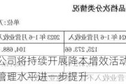 老白干酒：公司将持续开展降本增效活动，推动公司盈利能力和管理水平进一步提升