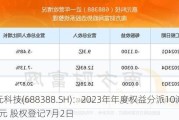 嘉元科技(688388.SH)：2023年年度权益分派10派0.15元 股权登记7月2日