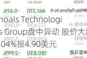 Shoals Technologies Group盘中异动 股价大跌5.04%报4.90美元