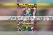 上交所召开“科创板八条”证券公司座谈会