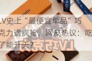 LV史上“最便宜单品”巧克力遭疯抢，网友热议：吃了能升天？