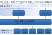 结构化什么意思？结构化在金融产品设计中的作用和风险是什么？