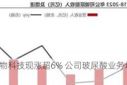 昊海生物科技现涨超6% 公司玻尿酸业务增速强劲