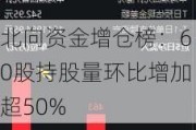 北向资金增仓榜：60股持股量环比增加超50%