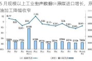 5 月规模以上工业生产数据：原煤进口增长，原油加工降幅收窄