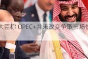 沙特能源大臣称 OPEC+并未改变争取市场份额的政策