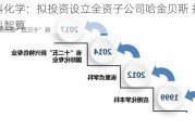 日科化学：拟投资设立全资子公司哈金贝斯 并控股星科智算