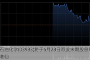 中海石油化学(03983)将于6月28日派发末期股息每股22.73港仙