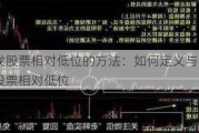 寻找股票相对低位的方法：如何定义与寻找股票相对低位