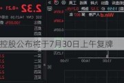 伟俊集团控股公布将于7月30日上午复牌