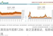 光大期货油市观察1206：缺乏显著驱动，短期或延续震荡