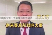 ***|李大霄：大蓝筹出现了异动