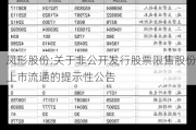 凤形股份:关于非公开发行股票限售股份上市流通的提示性公告