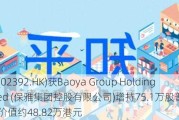 玄武云(02392.HK)获Baoya Group Holdings Limited (保雅集团控股有限公司)增持75.1万股普通股股份，价值约48.82万港元