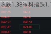 收评：港股恒指收跌1.38% 科指跌1.17%中资券商股跌幅居前