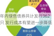 年内绿色债券共计发行362只 发行成本有望进一步降低