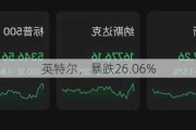 英特尔，暴跌26.06%