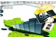 海新能科：山东三聚20万吨/年生物柴油异构项目启动