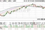 亚翔集成：上半年净利同比预增207.12%至232.71%