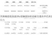 鸿腾精密现涨超3% 招银国际称目前估值水平仍具吸引力