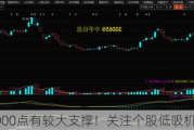 3000点有较大支撑！关注个股低吸机会