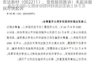 宏达新材（002211），受损股民胜诉！未起诉股民尽快起诉