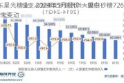 山东星光糖业：2024年5月报价 一级白砂糖7260元/吨未变动