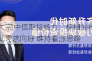 期货大咖聊大宗|中信期货杨力：棕榈油技术面多重共振、库存偏低需求向好 维持看涨思路