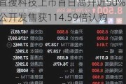 宜搜科技上市首日高开近50% 公开发售获114.59倍认购