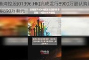 粤港湾控股(01396.HK)完成发行8900万股认购股份 总筹890万港元